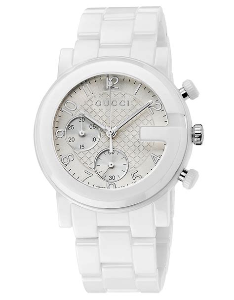 macys white gucci watch|ladies Gucci watch sale.